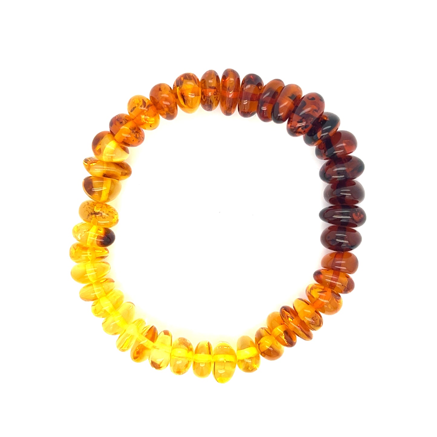 Boho Chic Glass Bead & Knotted Leather Bracelet Kit (Amber & Gold)