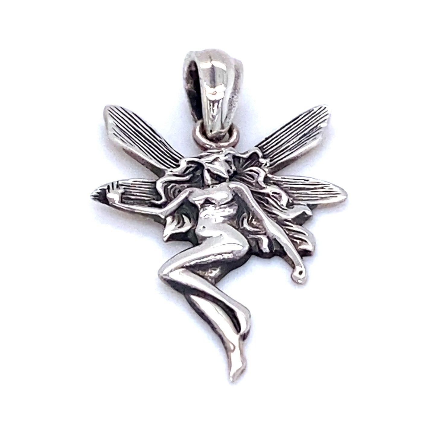 BULK 50 Small Fairy Charm Silver by TIJC SP0022B