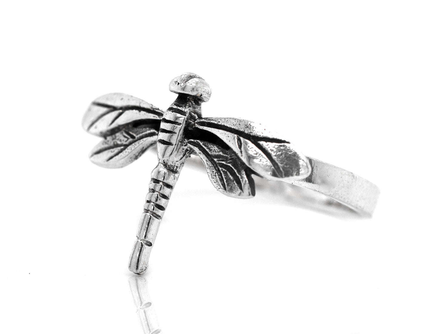 Silver and Silver Vermeil Ring Dragon-fly motif TOUS Real Mix Bera