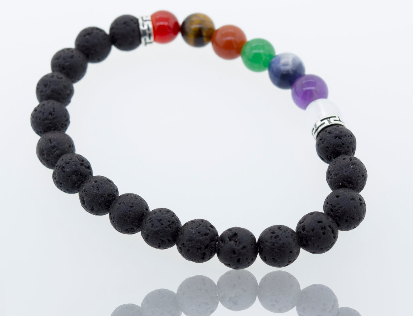 Essential Oil Bracelet with Lava Rock Beads 8mm