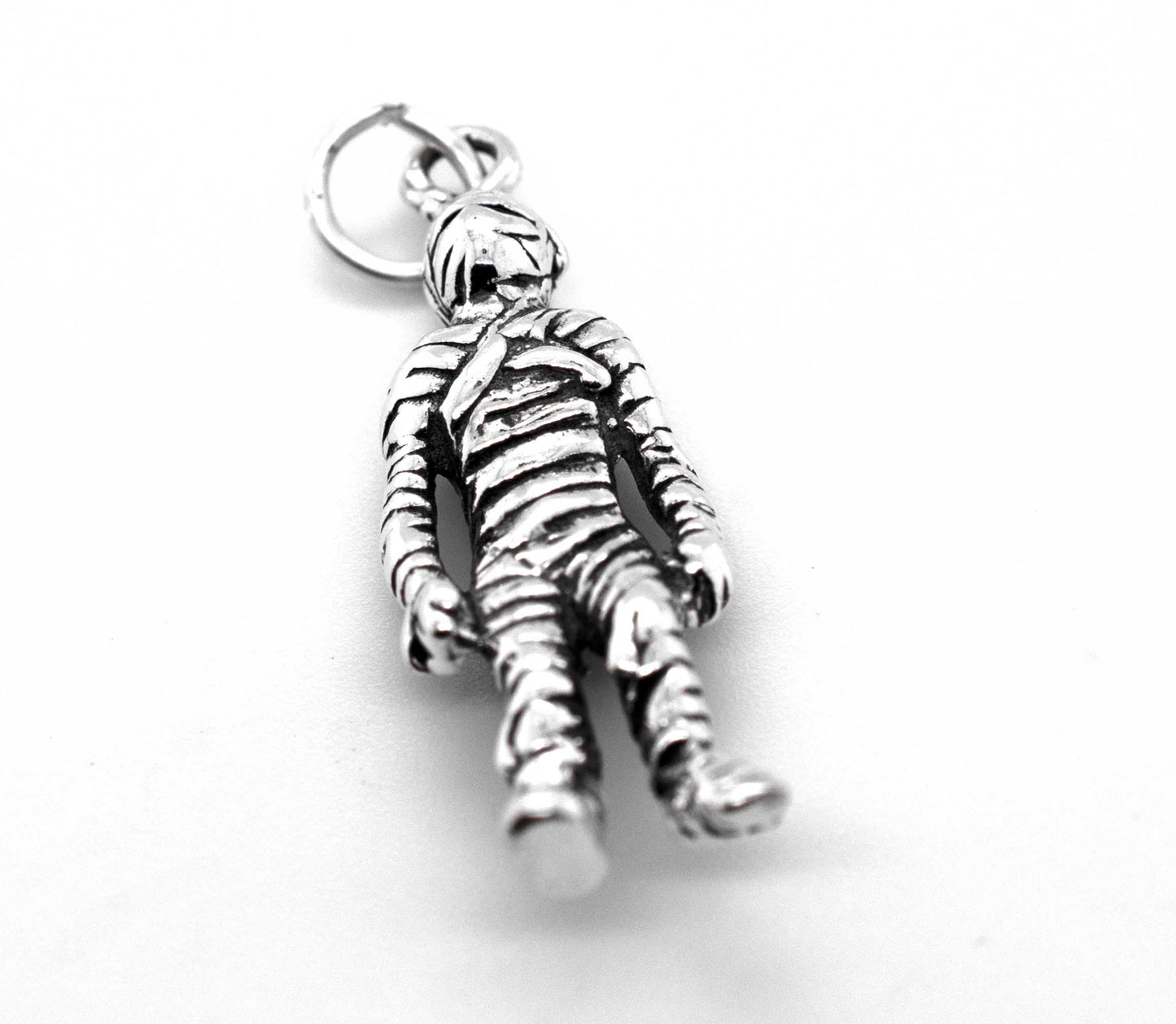 Witch on a Broomstick Charm – Super Silver