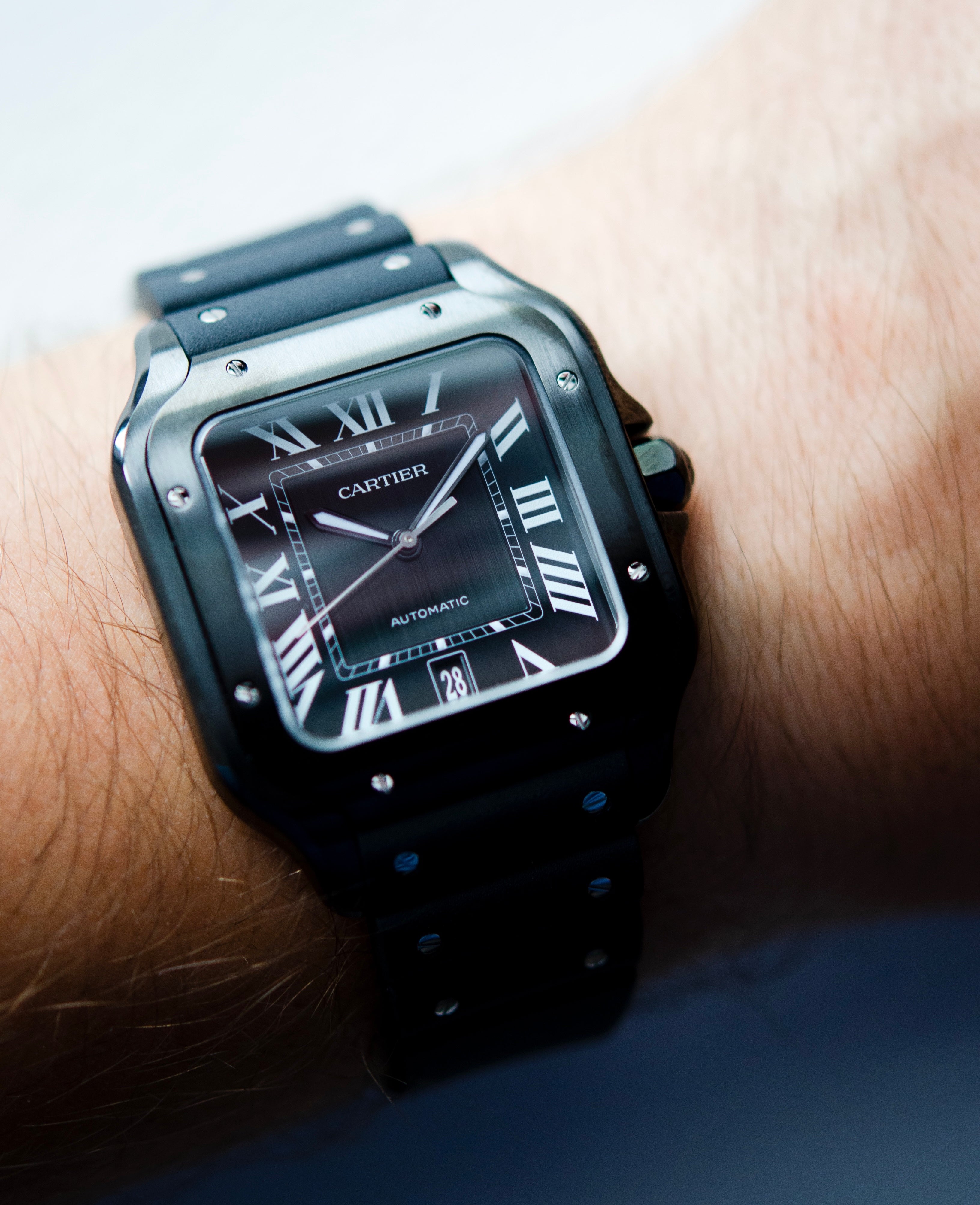 Cartier Santos De Cartier - Black 