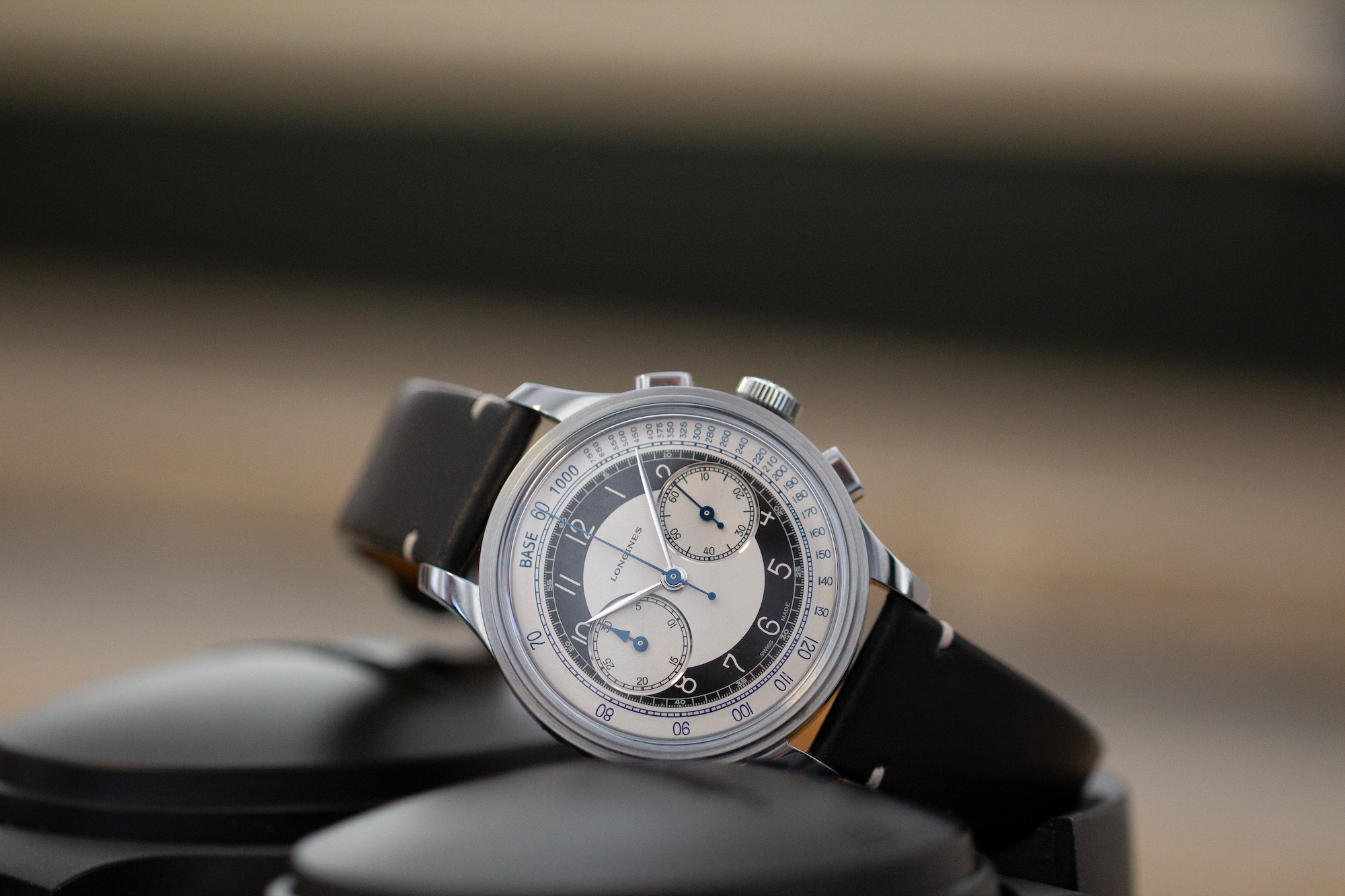 Longines Heritage Classic Tuxedo Chronograph