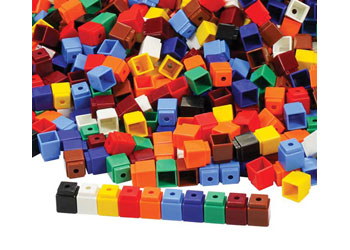 Cubes imbriqués de 1 cm pour jeux et activités mathématiques