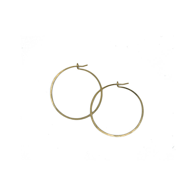 Jenny Sheriff Small Gold Plated Hoops