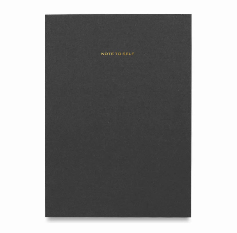 Black Note To Self Journal