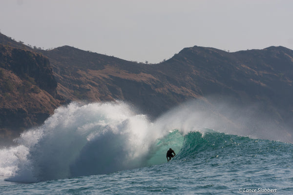 Surfing Indonesia - image by Lance Slabbert