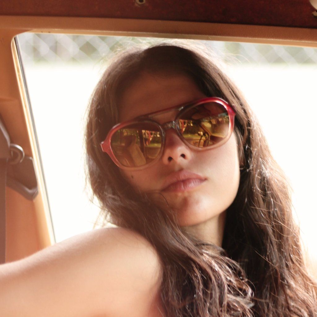 amber mirror sunglasses