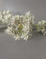 Afloral Artificial Flowers White Fake Queen Anne Wildflowers – 33