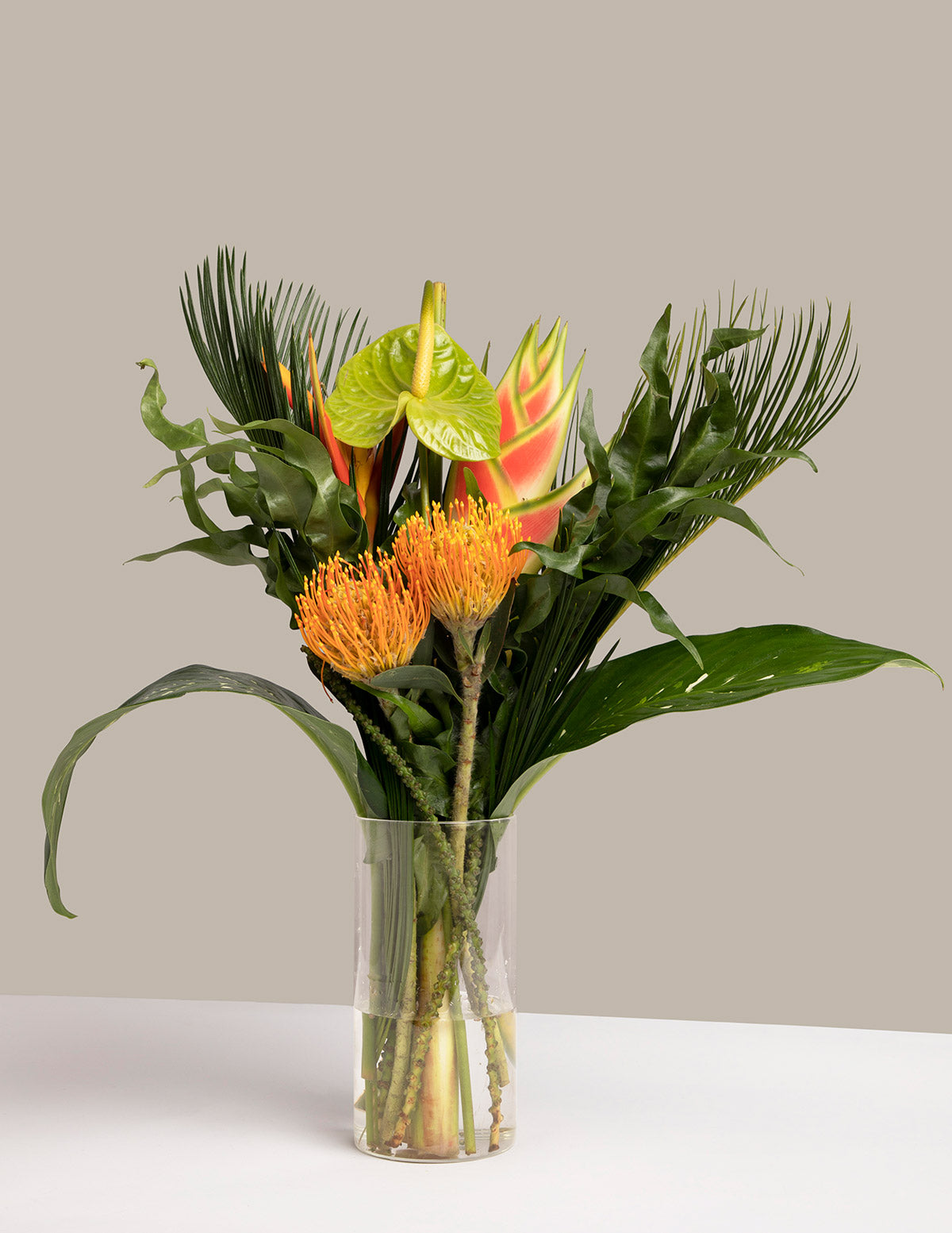 The Yellow Heliconia & Protea Bouquet