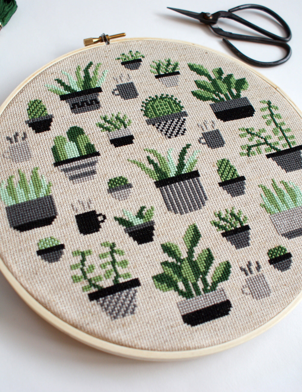 Plant Life Mini Cross Stitch Kit - Stitched Modern