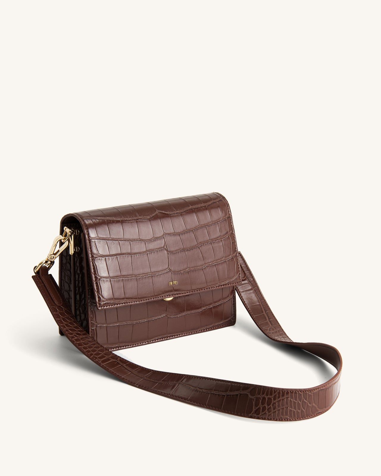 Vegan leather bag JW PEI Brown in Vegan leather - 32395625