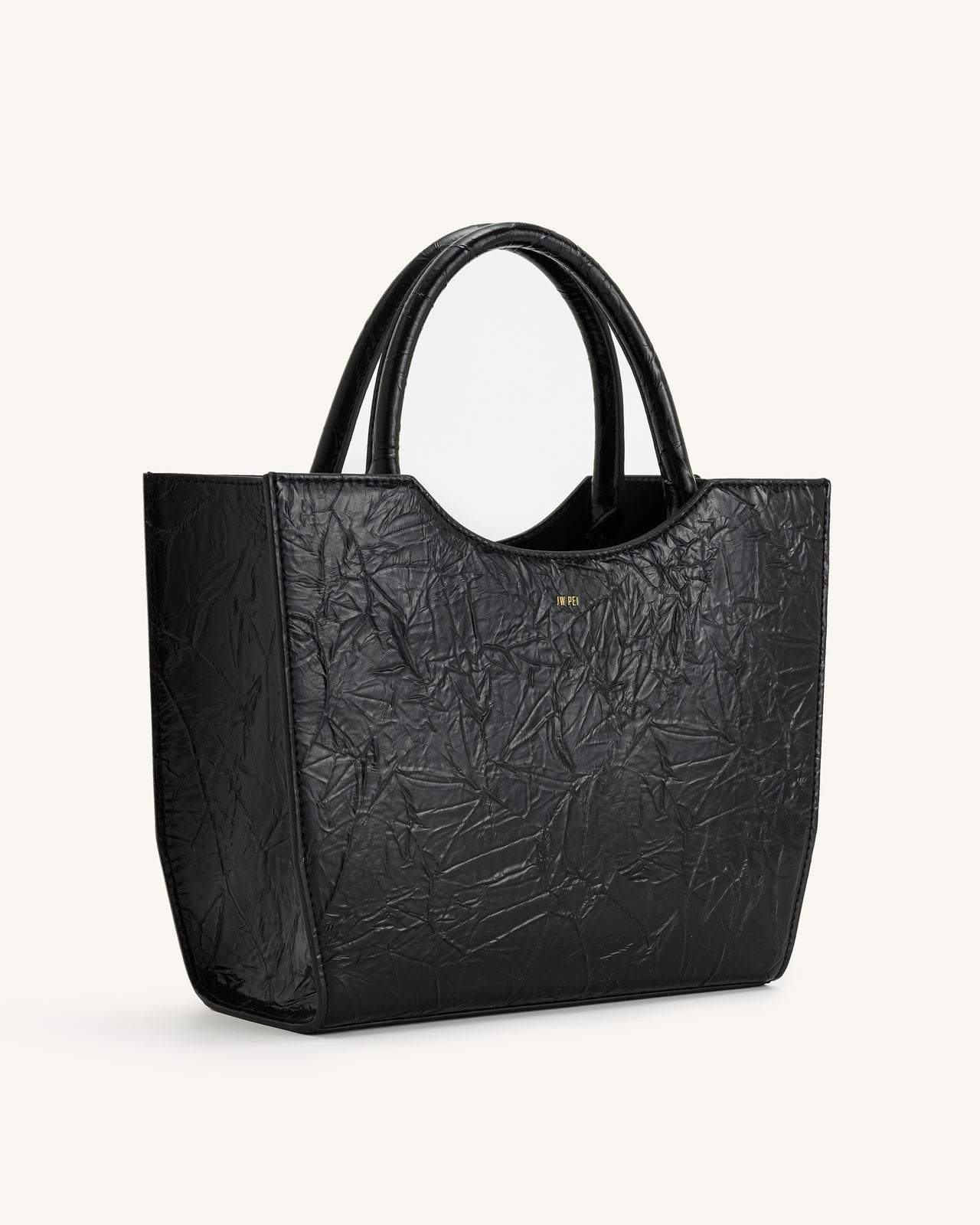 Tessa Denim Embossed Shoulder Bag - Blue Online Shopping - JW Pei