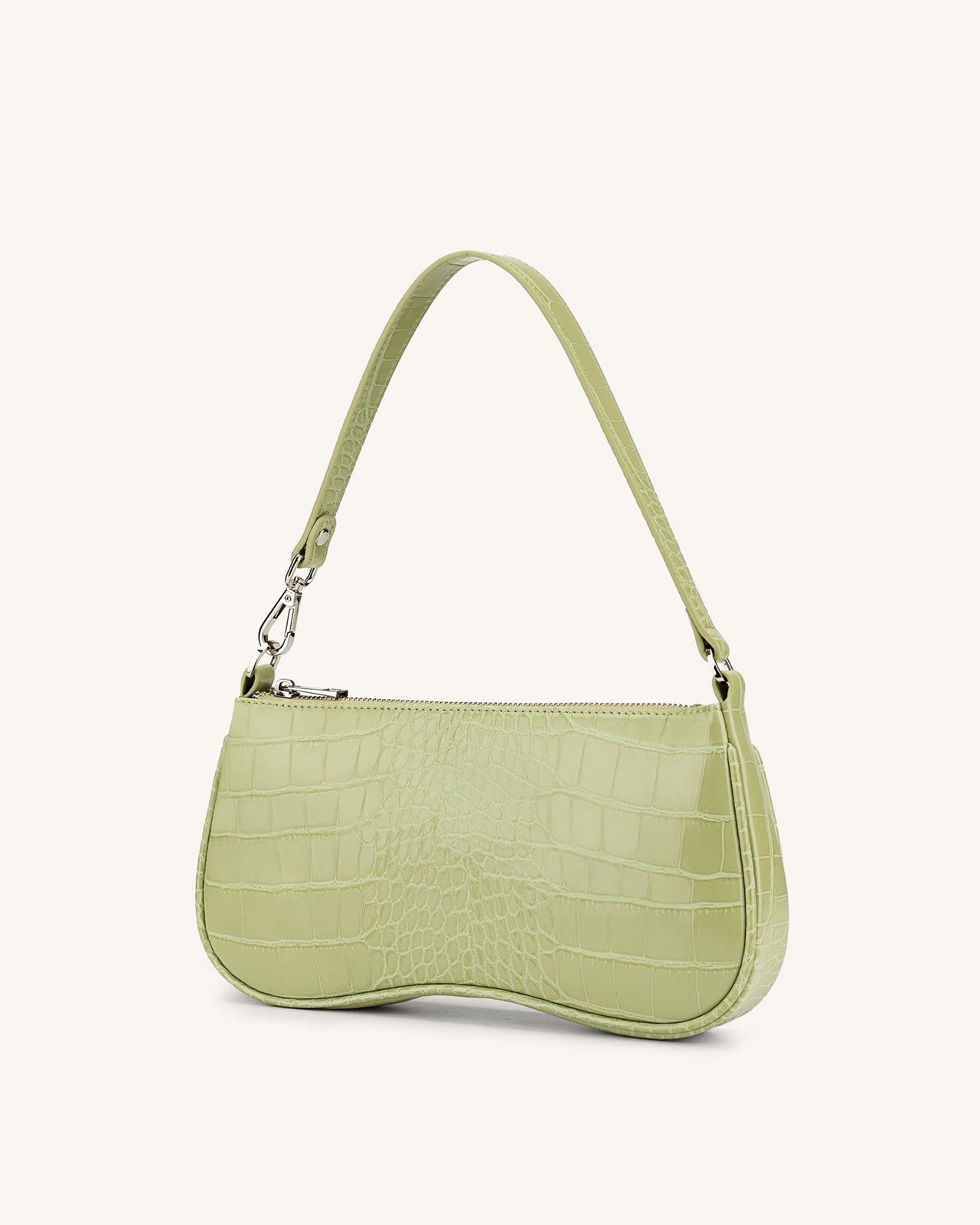 Mini Flap Bag - Dark Green Croc - Fashion Women Vegan Bag Online Shopping - JW Pei