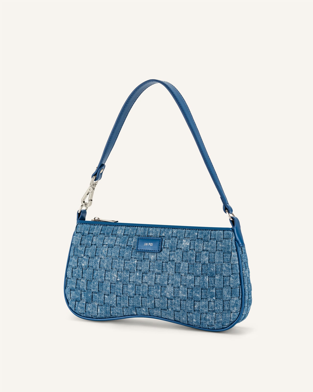 Lily & Bean Eva Chain Bag Ostrich Effect Navy