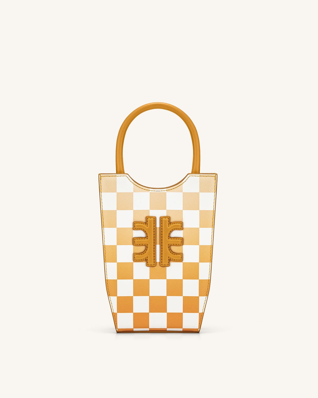 FEI Checkerboard Phone Bag - Yellow & White - JW PEI