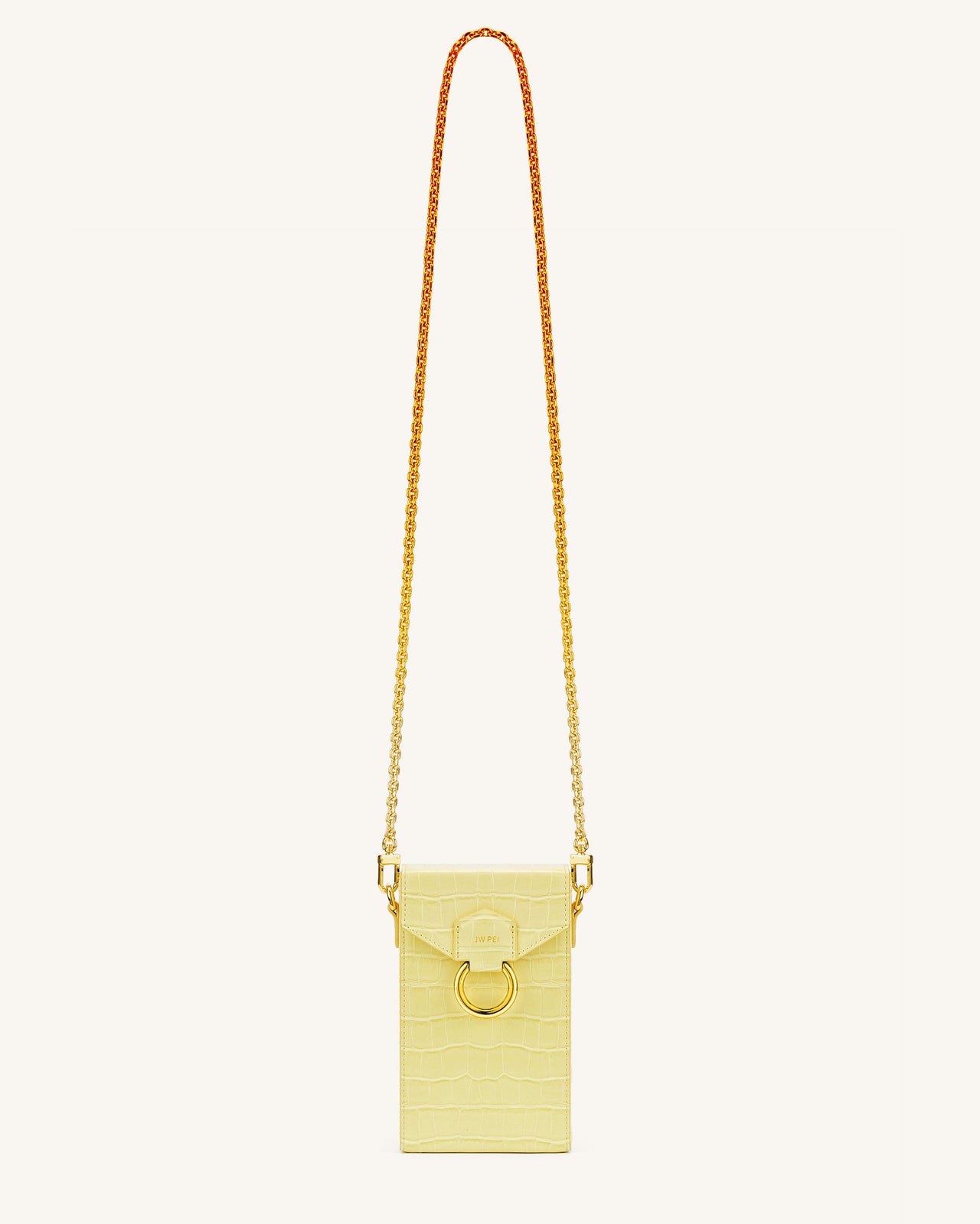 JW PEI + Rantan Bag – Yellow Croc