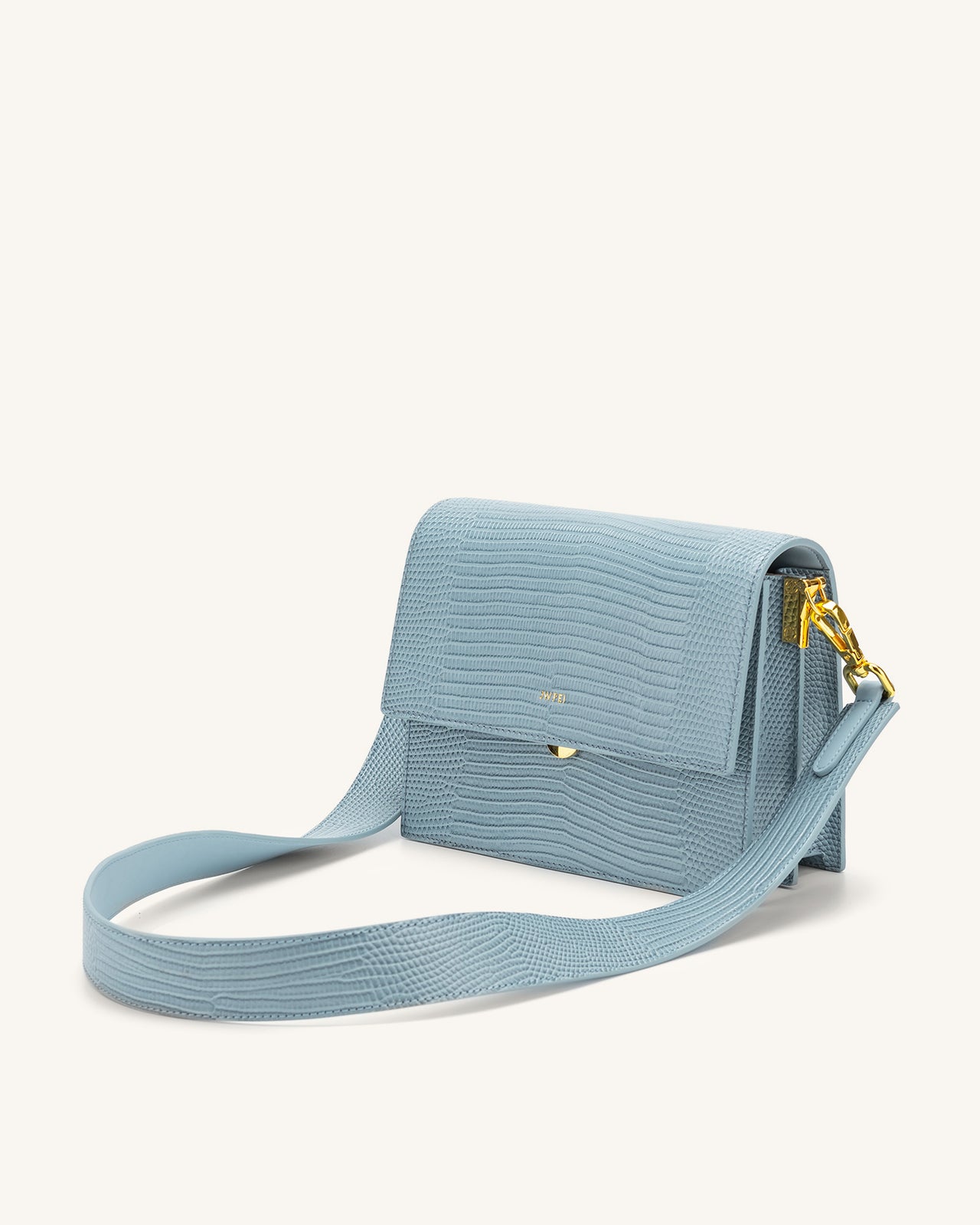 Carly Nylon Saddle Bag - White Online Shopping - JW Pei