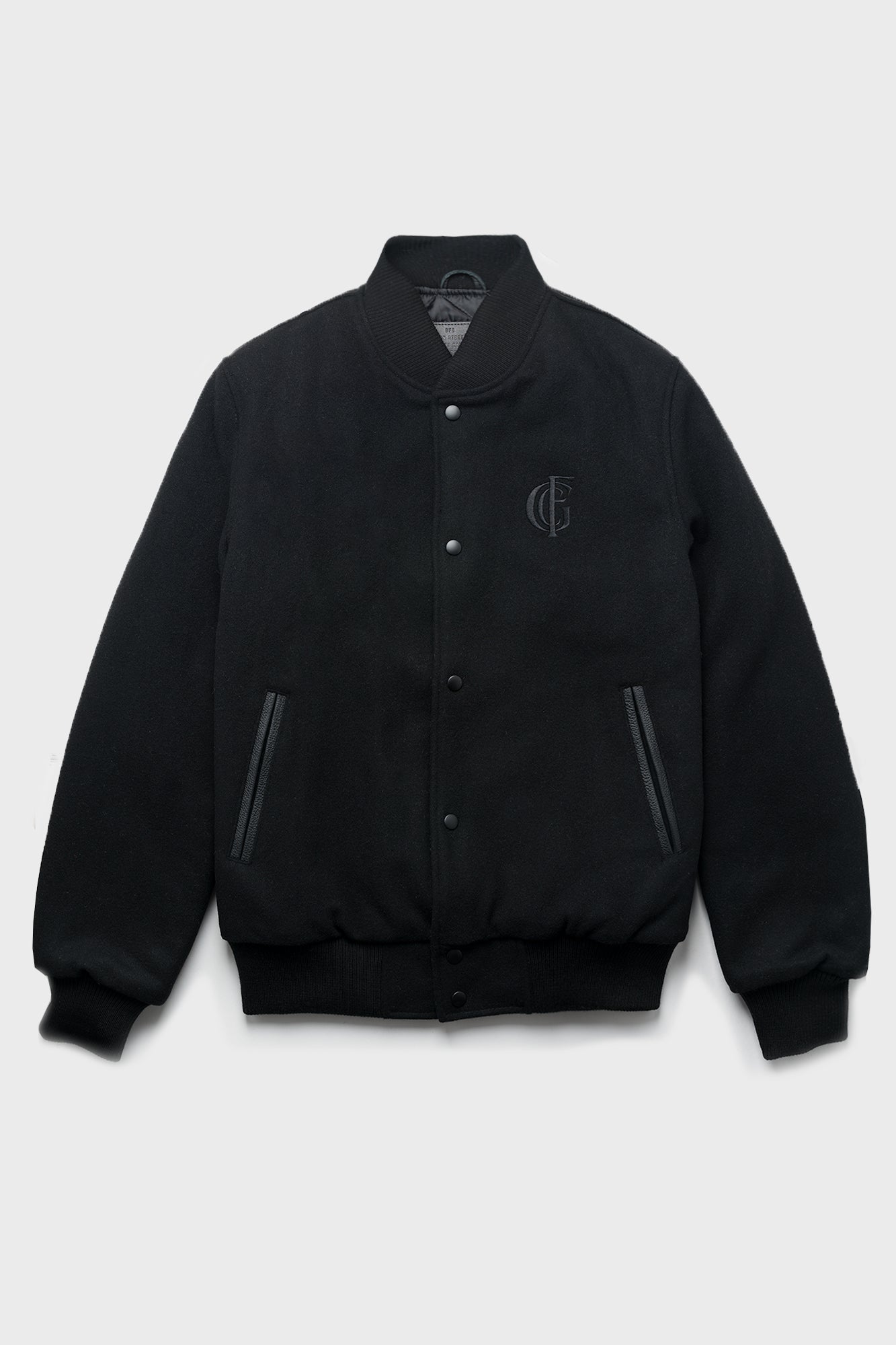 Image of G.F.C.  CLASSIC MONOGRAM VARSITY JACKET