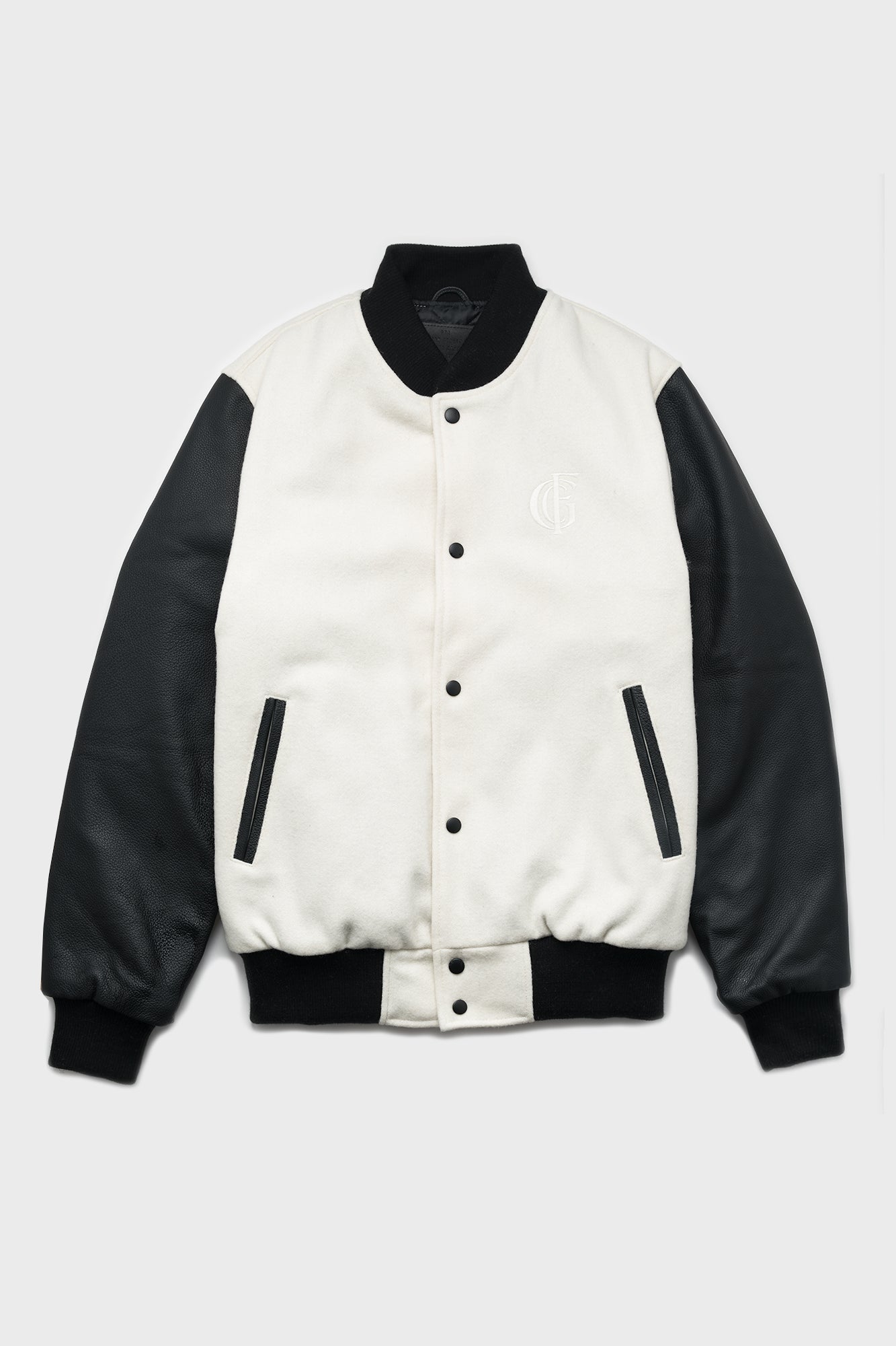 Image of G.F.C.  CLASSIC MONOGRAM VARSITY JACKET