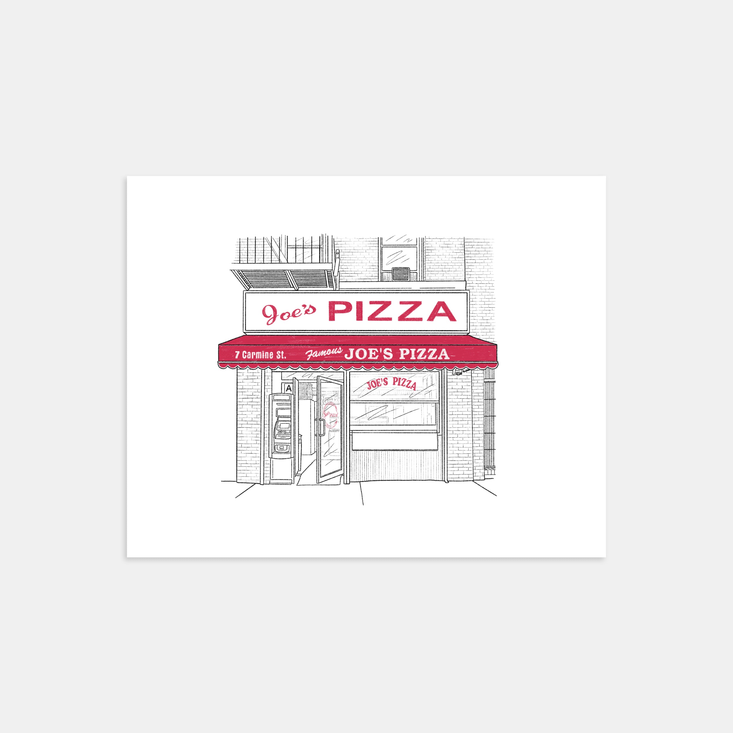 Joe’s Pizza of Greenwich Village Print - Prospect Print Co product image