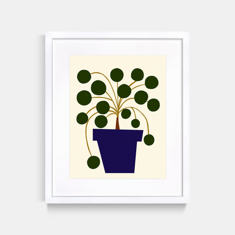 Pilea Plant Art Print – Prospect Print Co.