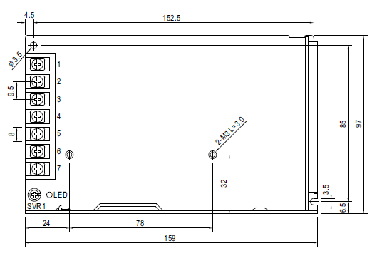 Meanwell LRS-150F Series LED Displays Power Supply