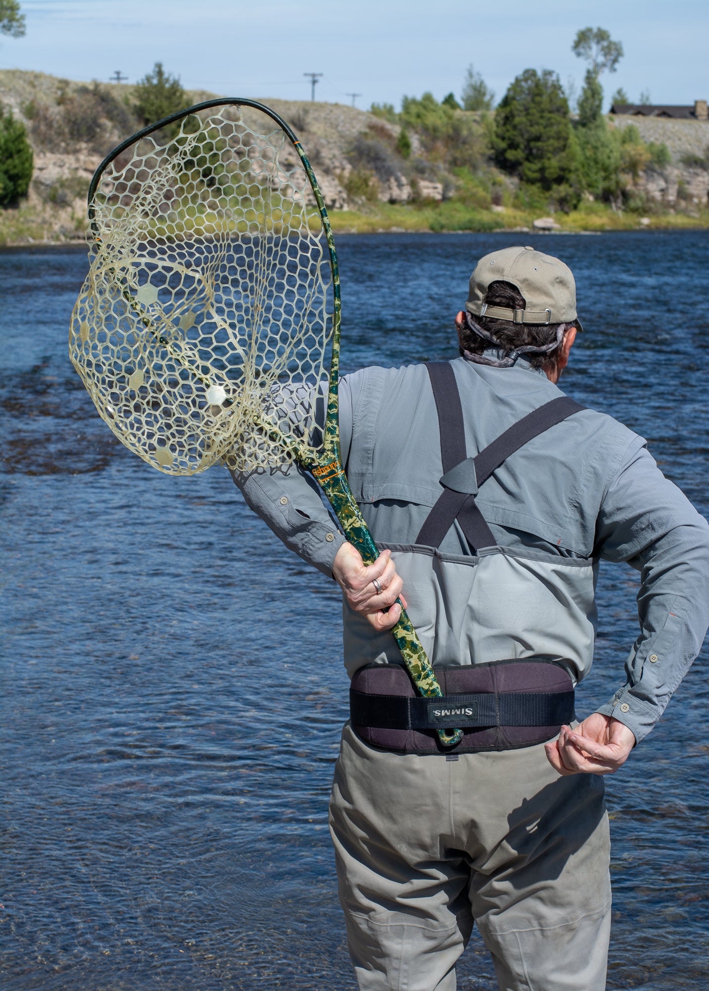 How to attach a Landing Net to a Fly Vest with a Magnetic Lanyard  Fly  fishing accessories, Fishing accessories, Trout fishing gear