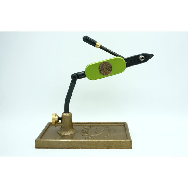 Regal Medallion Vise - Standard Jaw with Traditional Bronze Base Lime Green