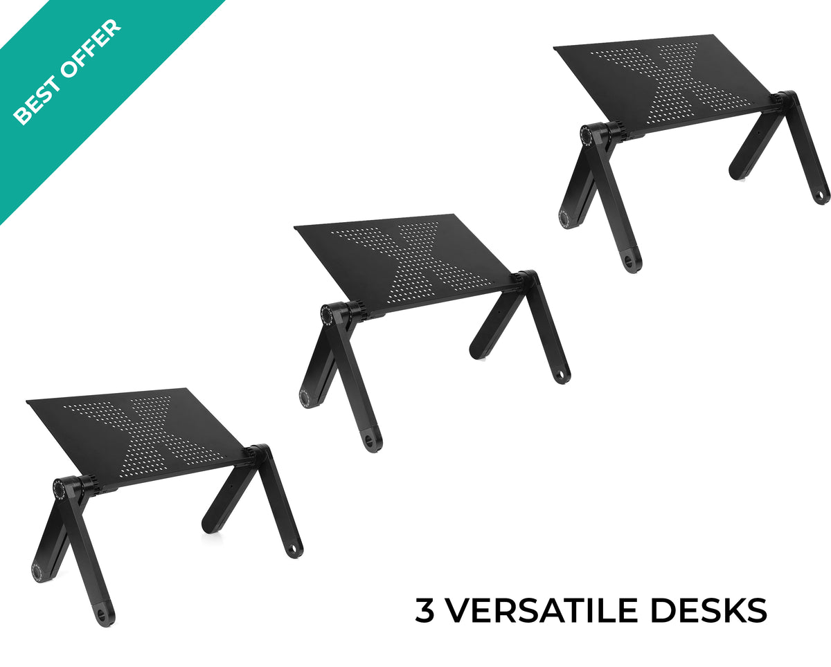Versatile Desk The Most Ergonomic Adjustable Standing Portable Desk