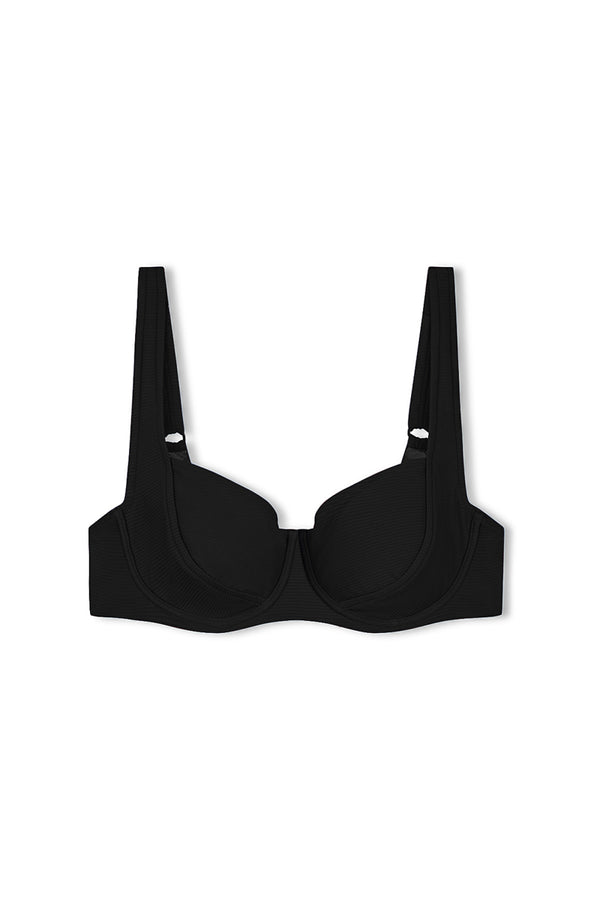 Signature Balconette Bra Cup Top - Black – Zulu & Zephyr