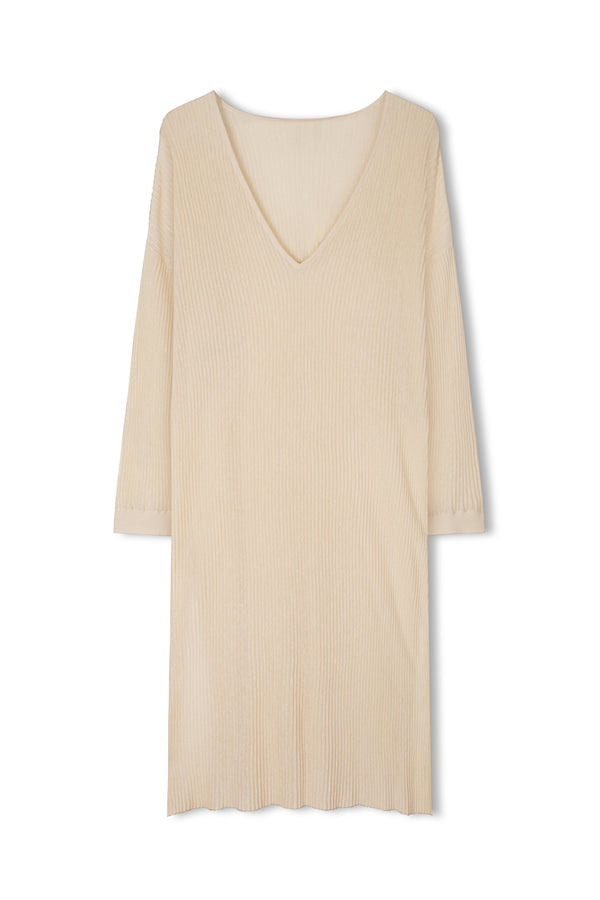 Almond Organic Cotton Blend Knit Dress – Zulu & Zephyr