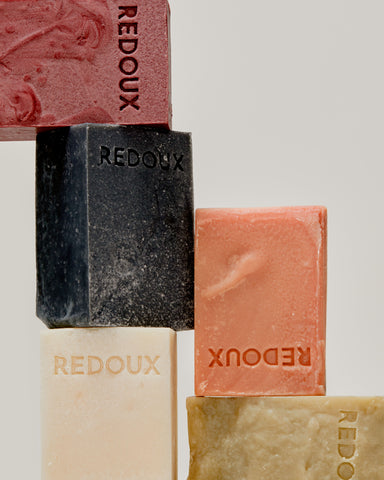 Redoux NYC handmade, all natural vegan luxury Cleansing Soap Bars for skin and body care. 