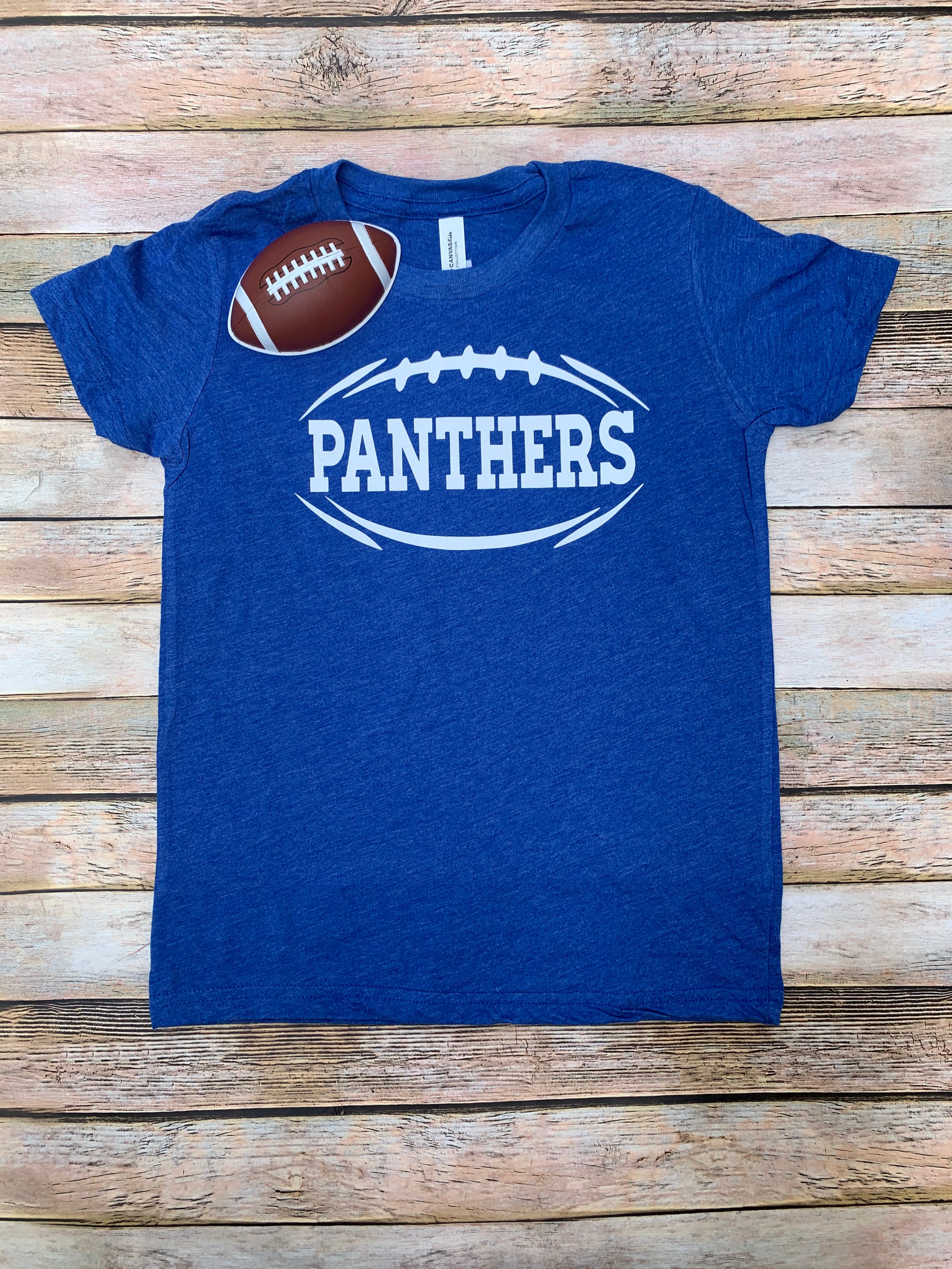 Simply Adorable Gifts & Boutique Panthers Football Shirt Adult Medium