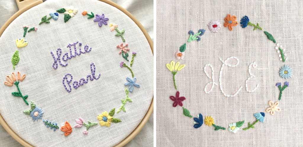 Custom Hand Embroidery by Happy Cactus Designs