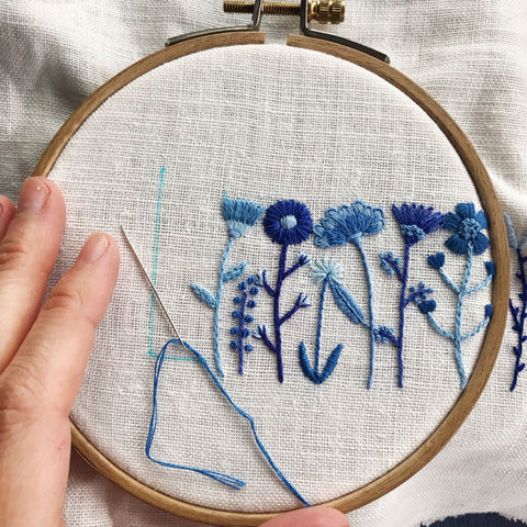 Juggling Multiple Hand Embroidery Projects - Happy Cactus Designs