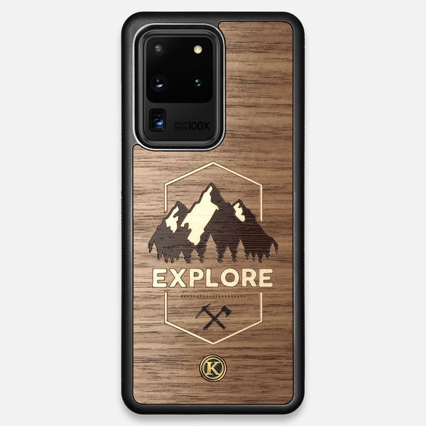 Explore | Handmade Explore Wood Galaxy S20 Ultra Case by Keyway