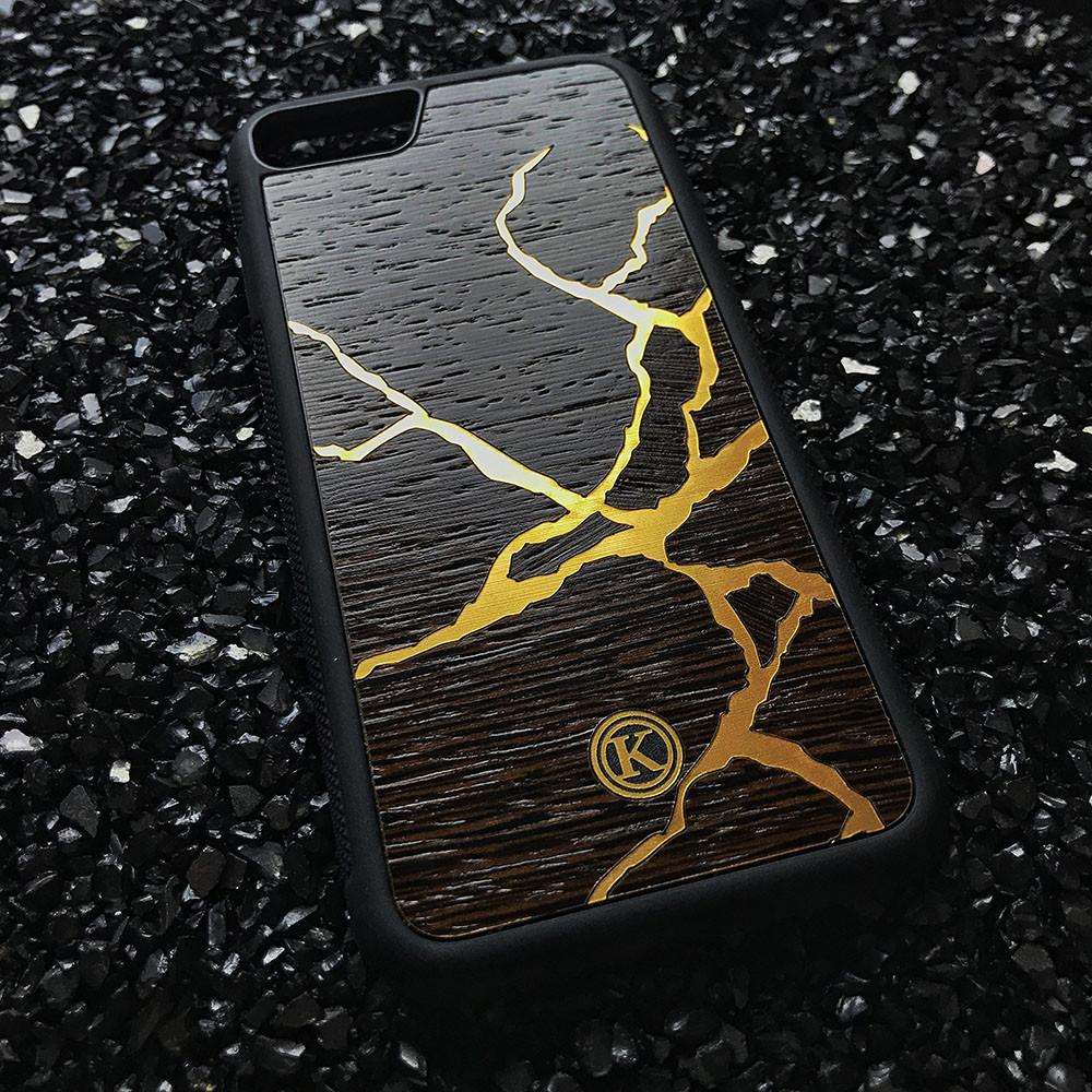 Restore | Gold & Wenge Wood iPhone 6 Case by