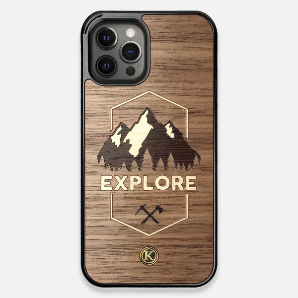 Explore | Handmade Explore Wood iPhone 12 Pro Max Case by Keyway