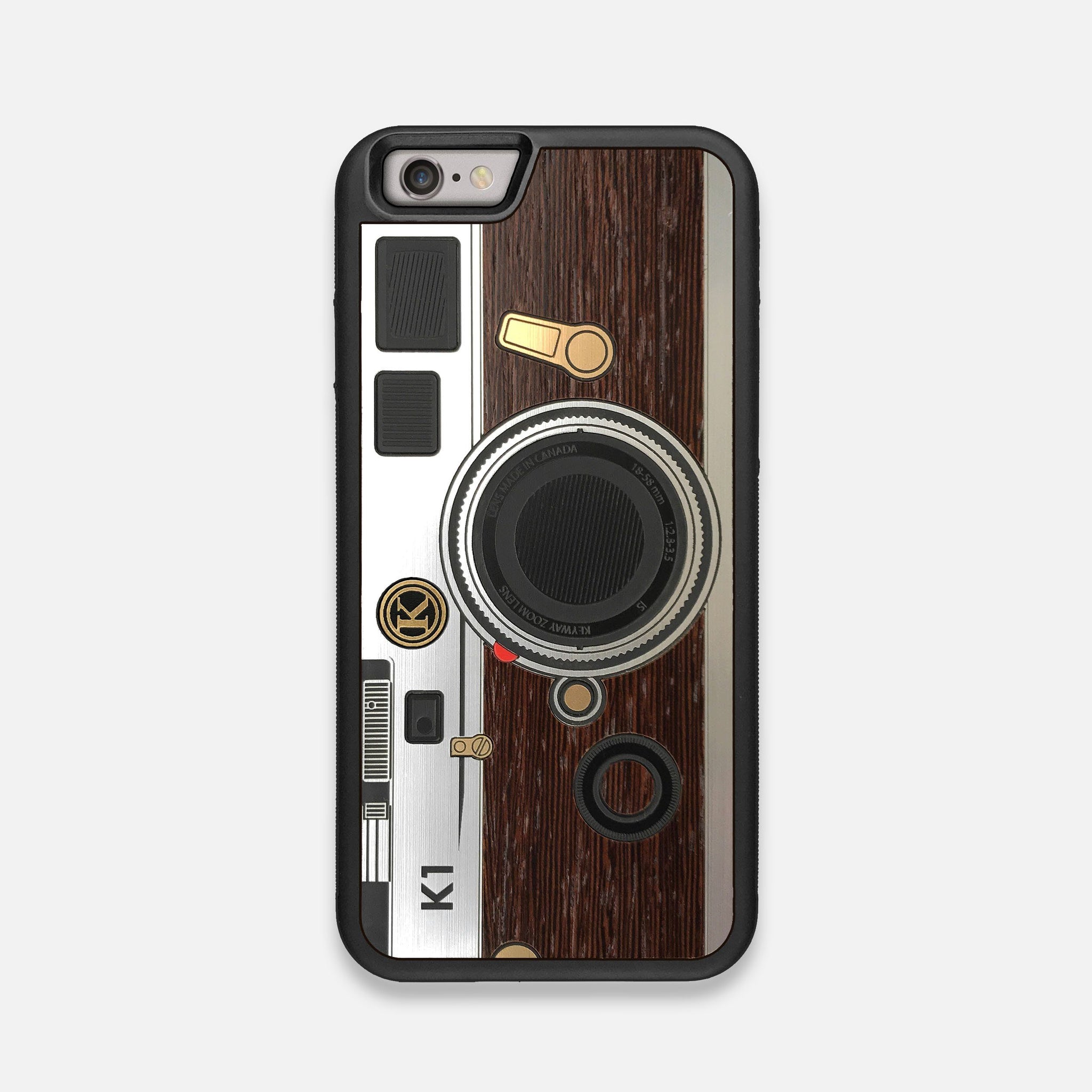 Model K1 | Handmade Silver & Wenge Wood iPhone 6 Case by Keyway