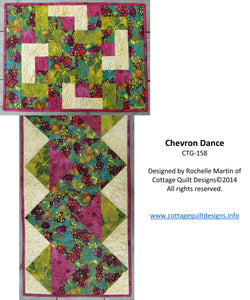 Chevron Dance Pdf Quilt Pattern By Rochelle Martin For Cottage