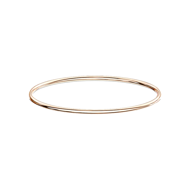 rose gold bangle bracelet