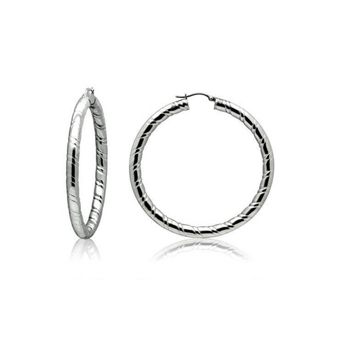 Round Loops - Simple and Essential Stainless Steel Hoop Earrings