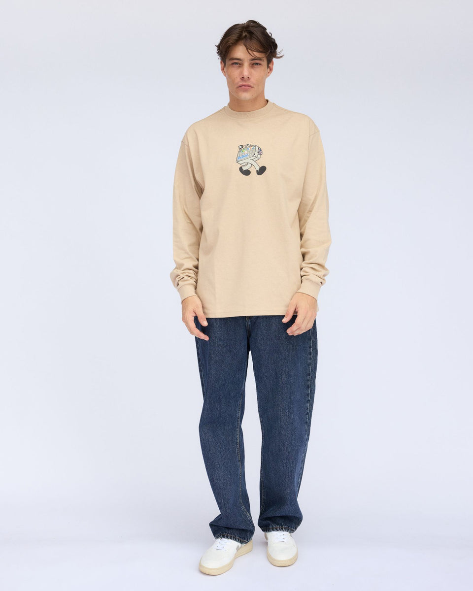 Reno Long Sleeve - Pale Taupe Traveller