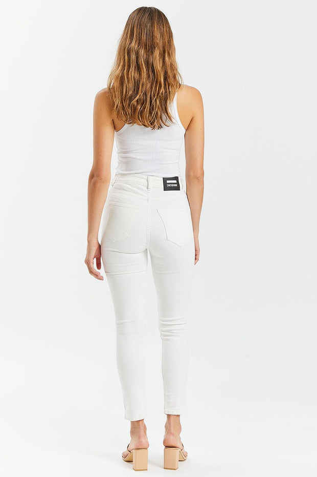 Cropa Cabana Jeans Organic White | Dr Denim Jeans Australia – Dr Denim ...