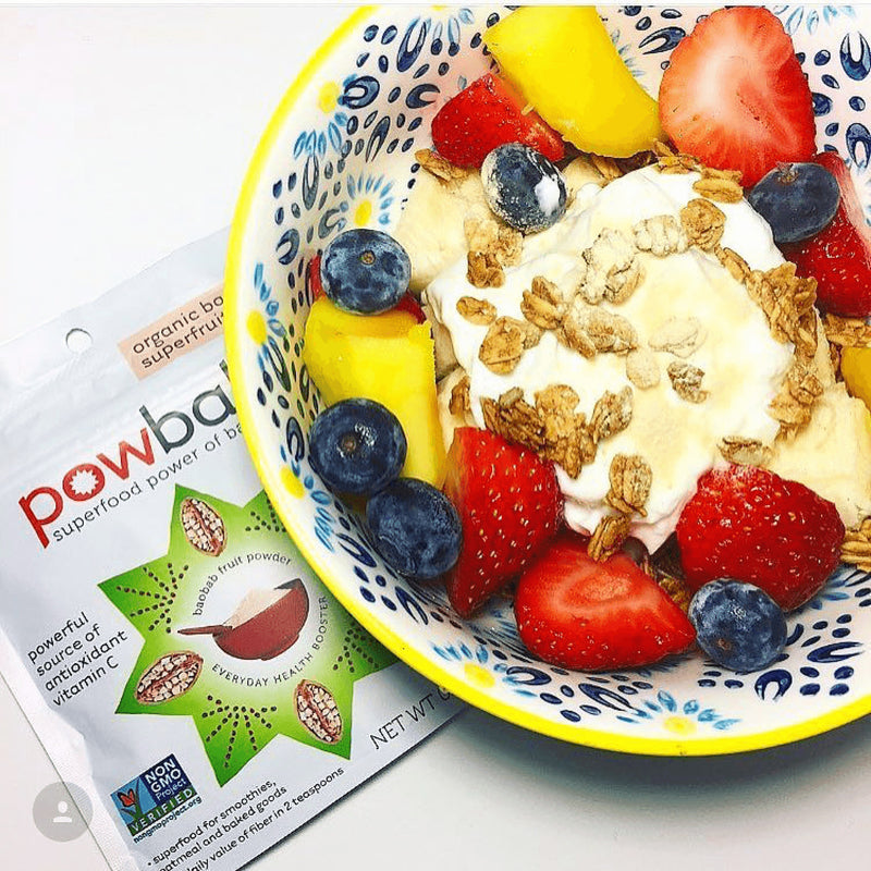 Baobab Fruit + Yogurt Bowl - powbab