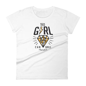Girl Can Ball - Women's short sleeve t-shirt