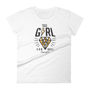 Girl Can Ball - Tee Shirt manches courtes Femmes