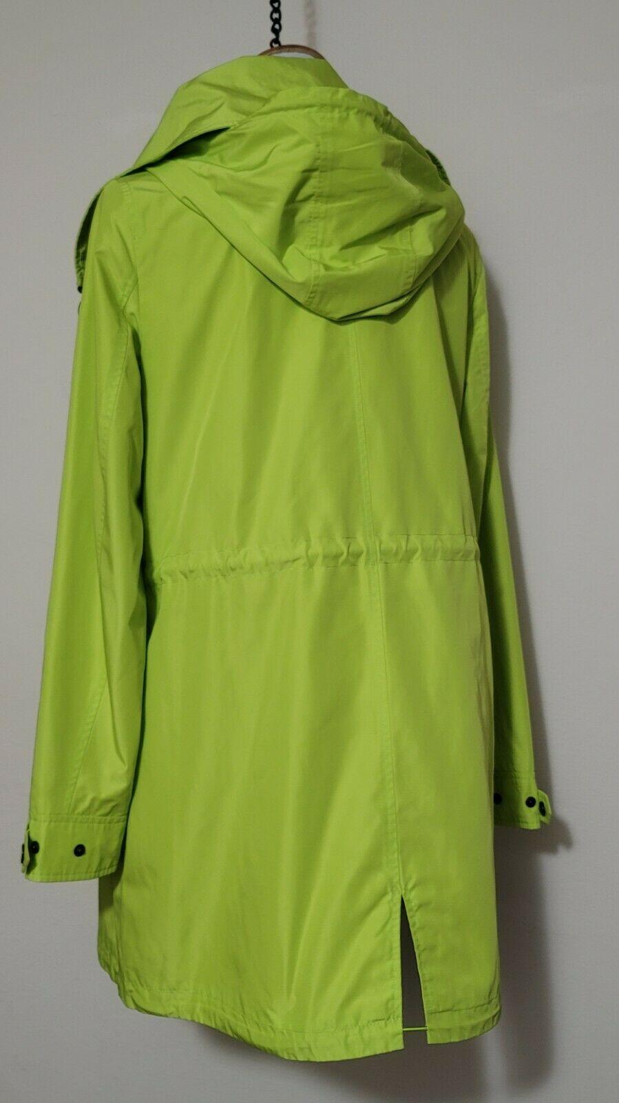 Michael Kors Hooded Windbreaker Water Resistant Neon Green Jacket Size M –  SVNYFancy
