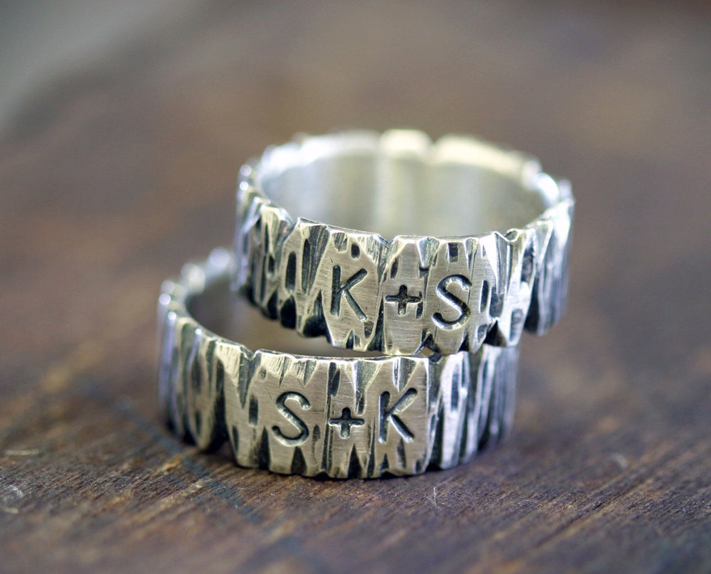 Подарок верности. Самодельные обручальные кольца. Серебряное кольцо с деревом. Самодельный перстень. Кольцо верности мужское.